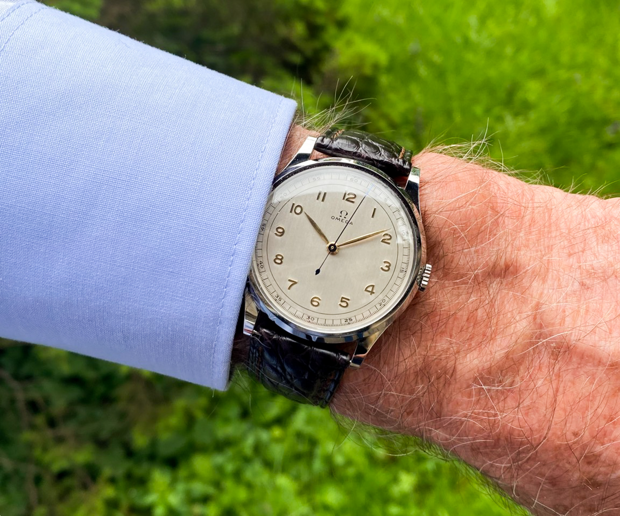 Omega Jumbo Stahl 1936 Kal. 23.4 SC NOS