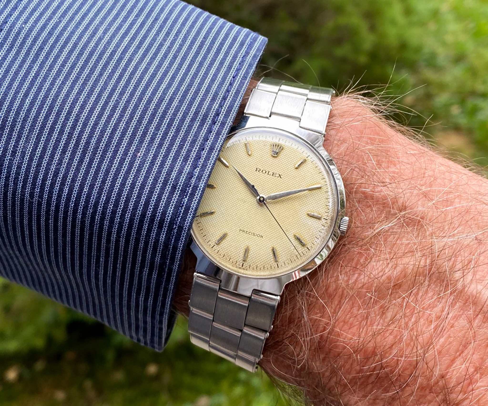Rolex Precision Stahl 1958 Ref. 9083 Guilloche