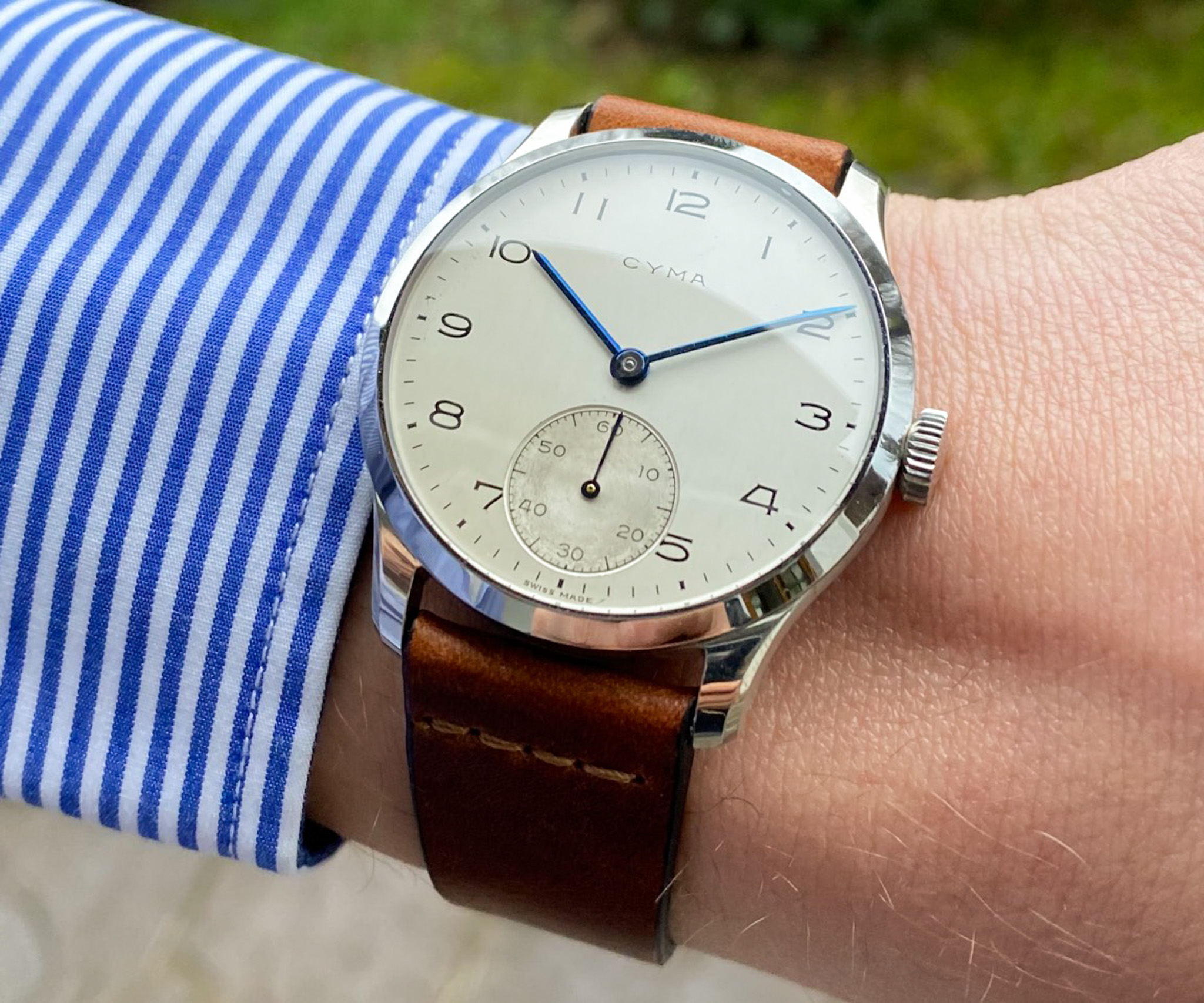 Cyma Stahl 1955 Ref. 9885 NOS