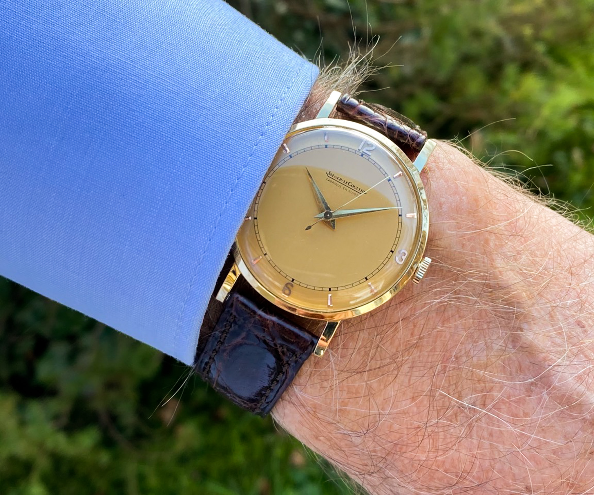 Jaeger Le Coultre 18K Gold 1956 Kal. 450/4C