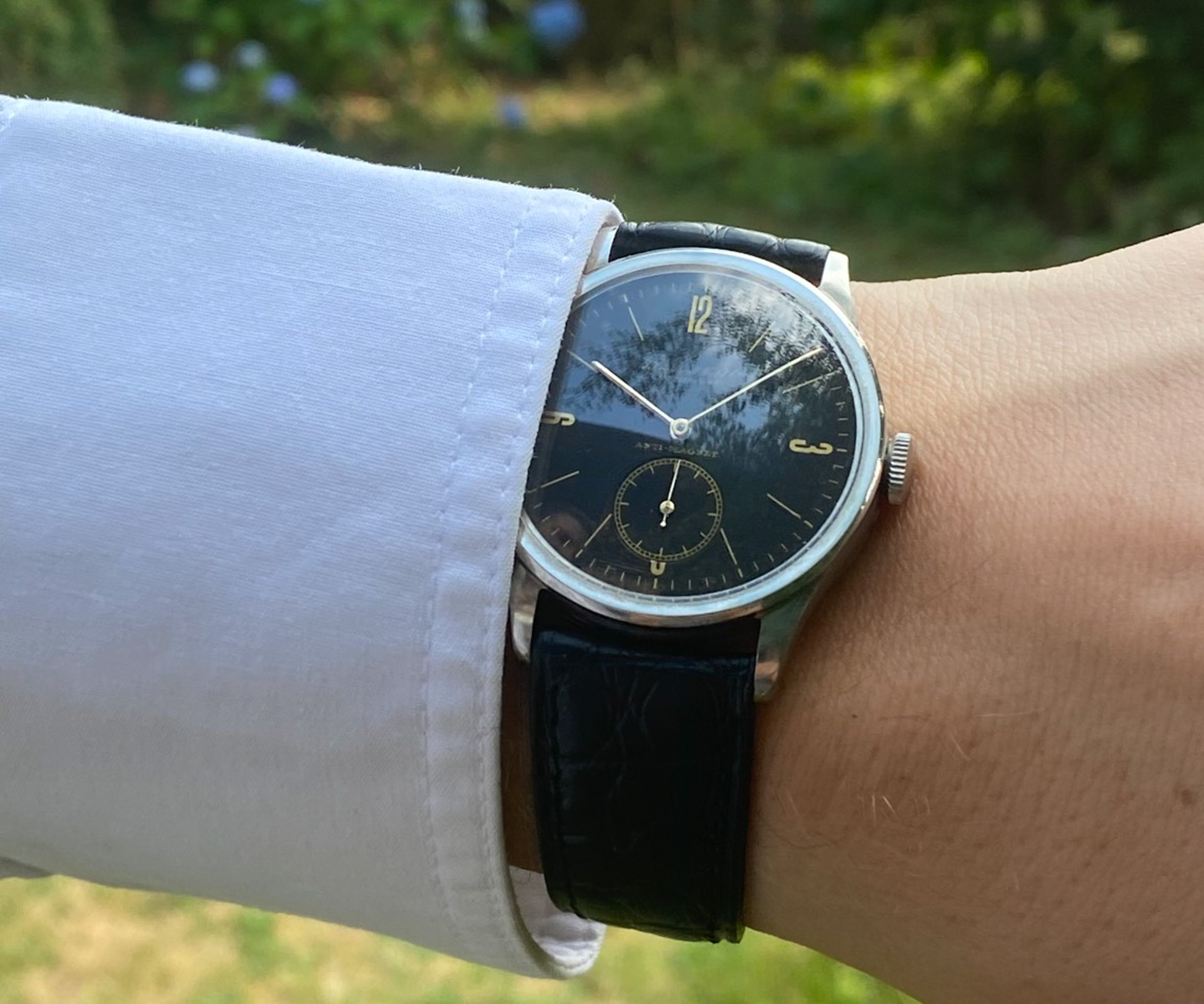 IWC Stahl 1939 Kal. 83 Gilt Dial