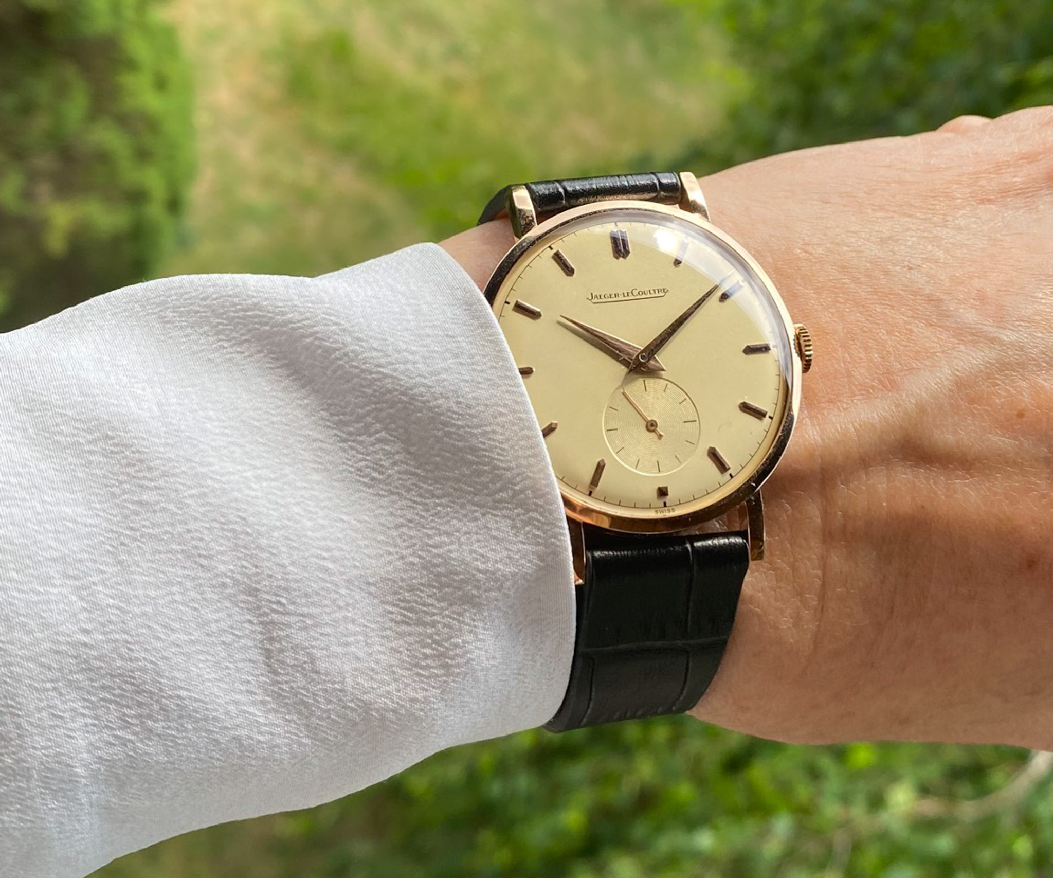 Jaeger Le Coultre 18K Roségold 1956 Kal. 449