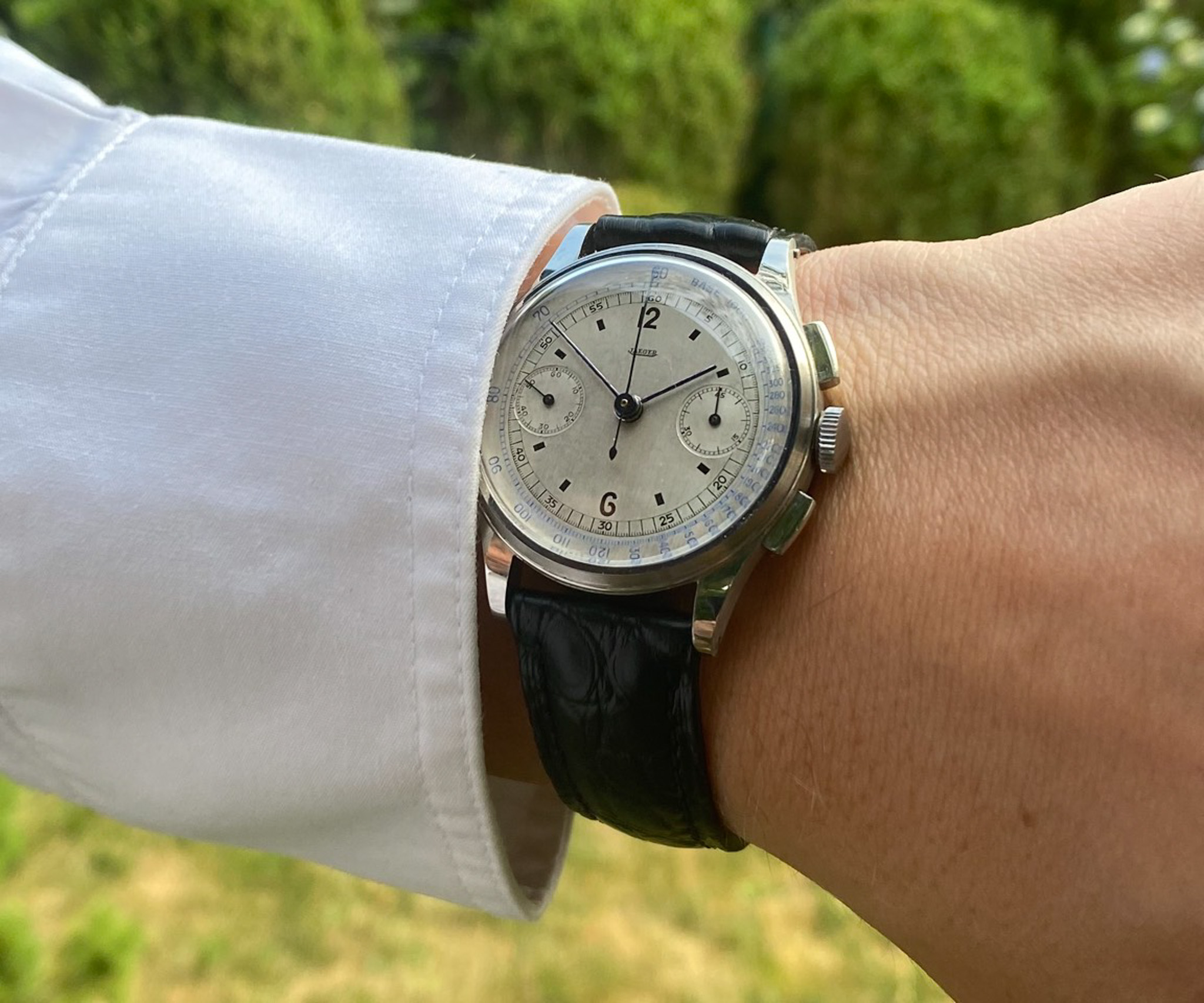 Jaeger Le Coultre Chronograph 1958 Ref. 5185 Kal. 285