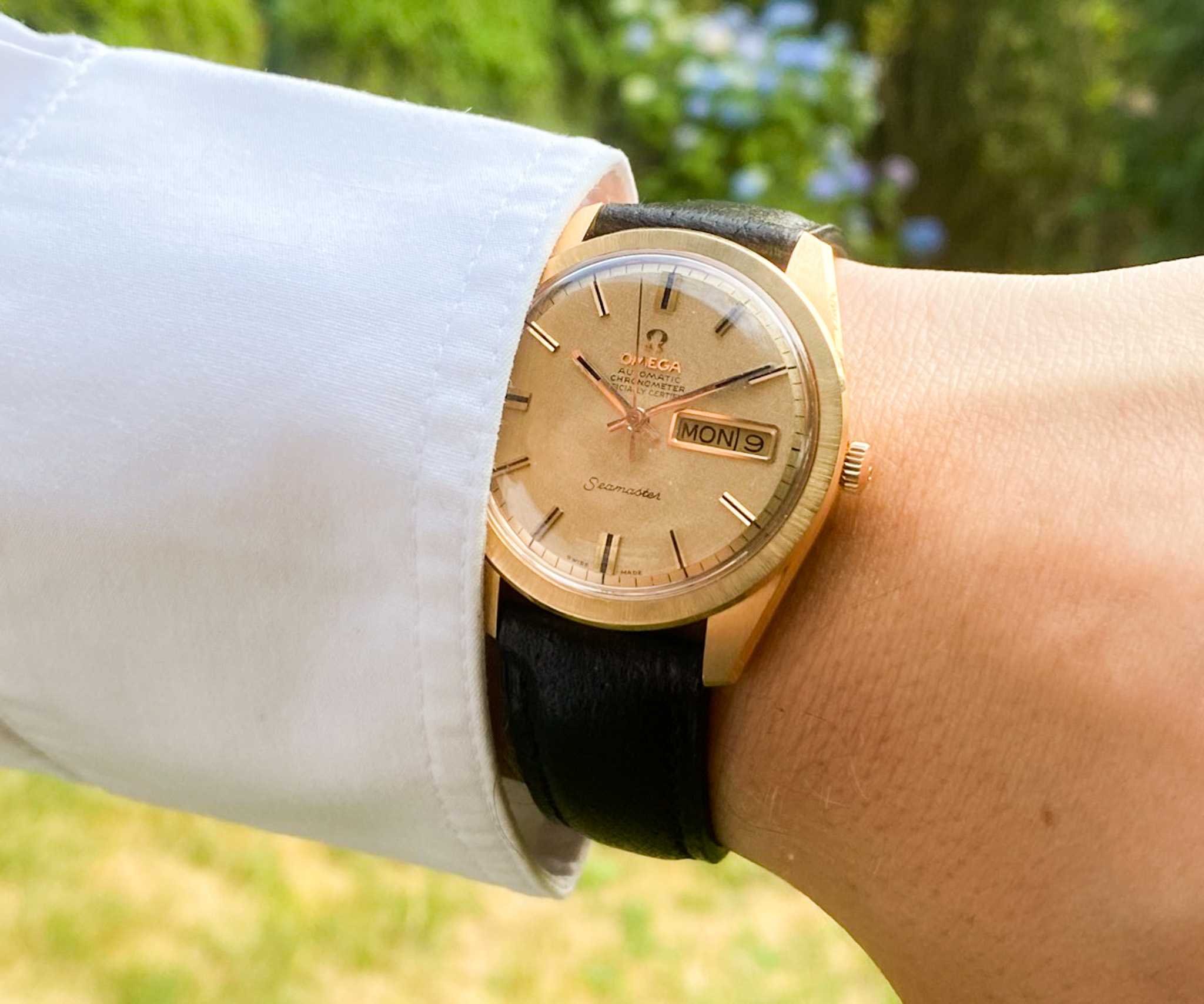 Omega Seamaster Day-Date 18K Roségold 1963 Automatik