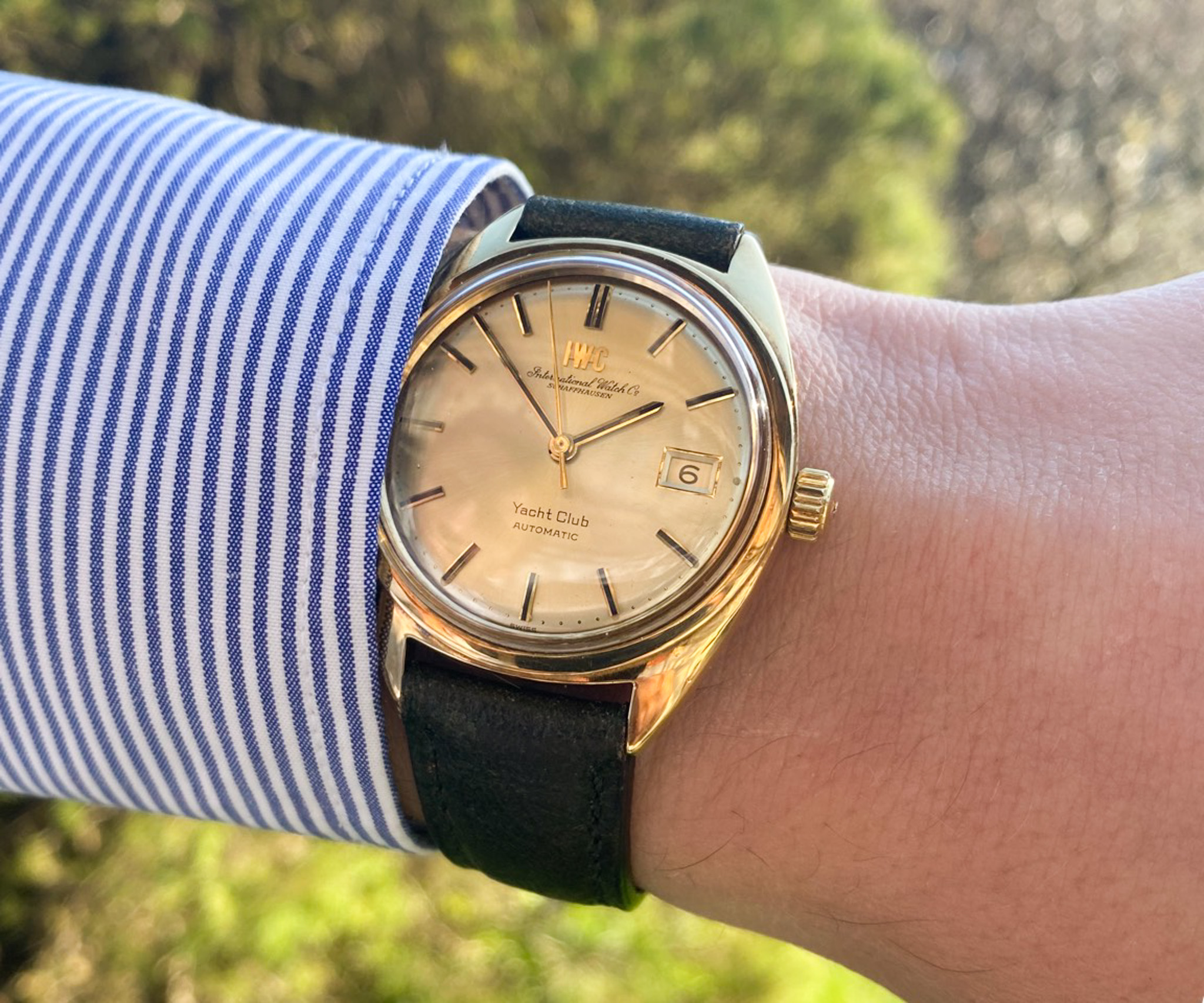 IWC Yacht Club 18K Gold 1970 Automatik Kal. 8541