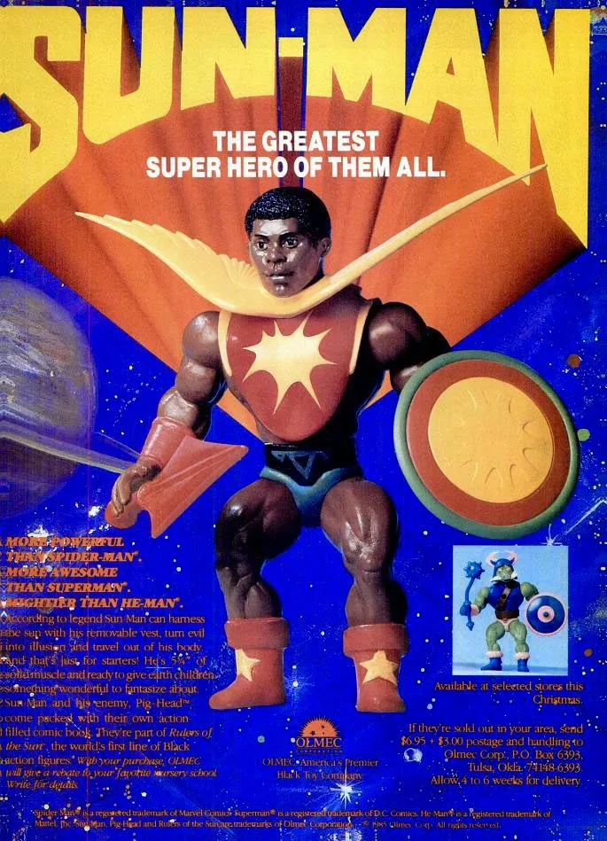Sun-Man Advertisement 1985