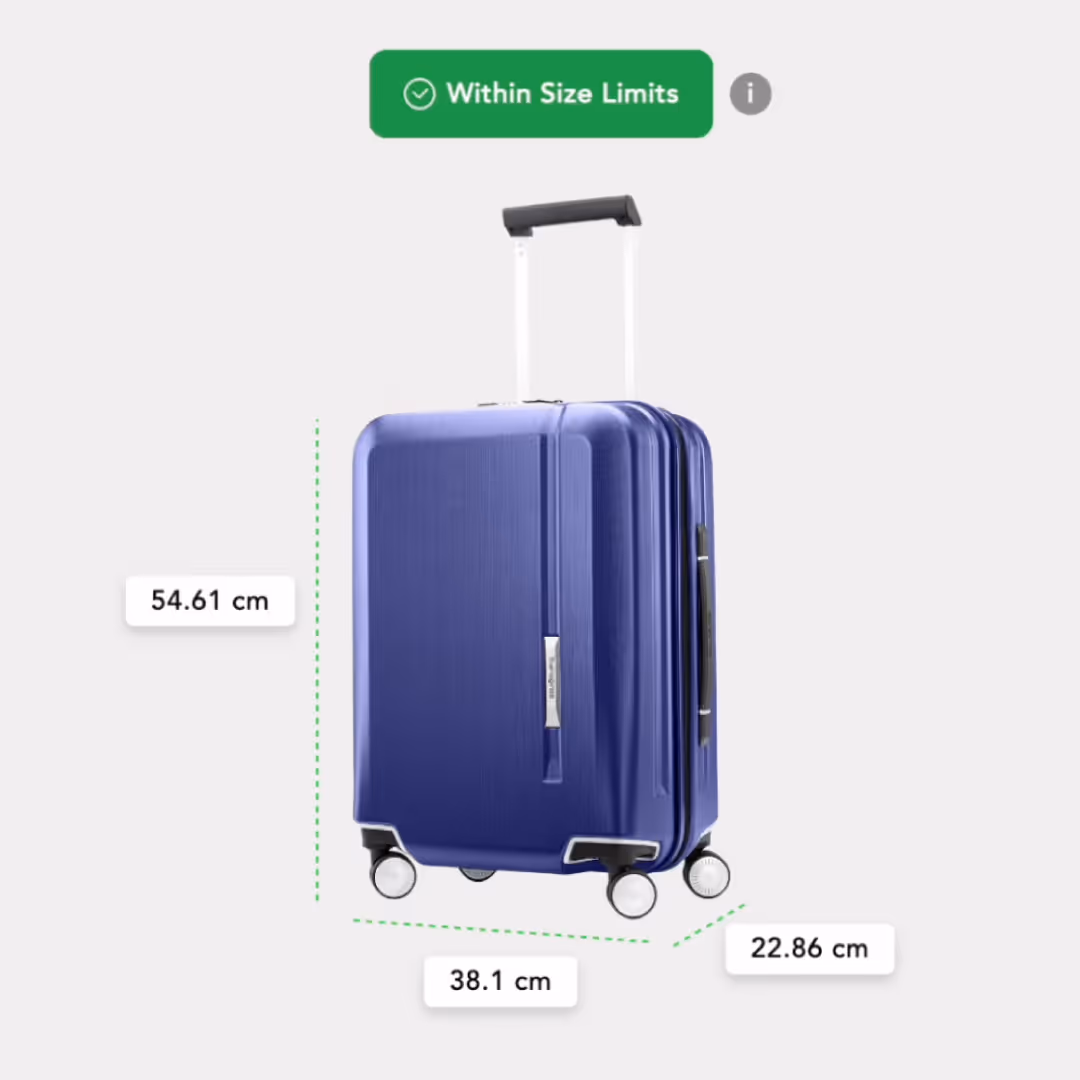 Size comparison of a backpack next to an IPad