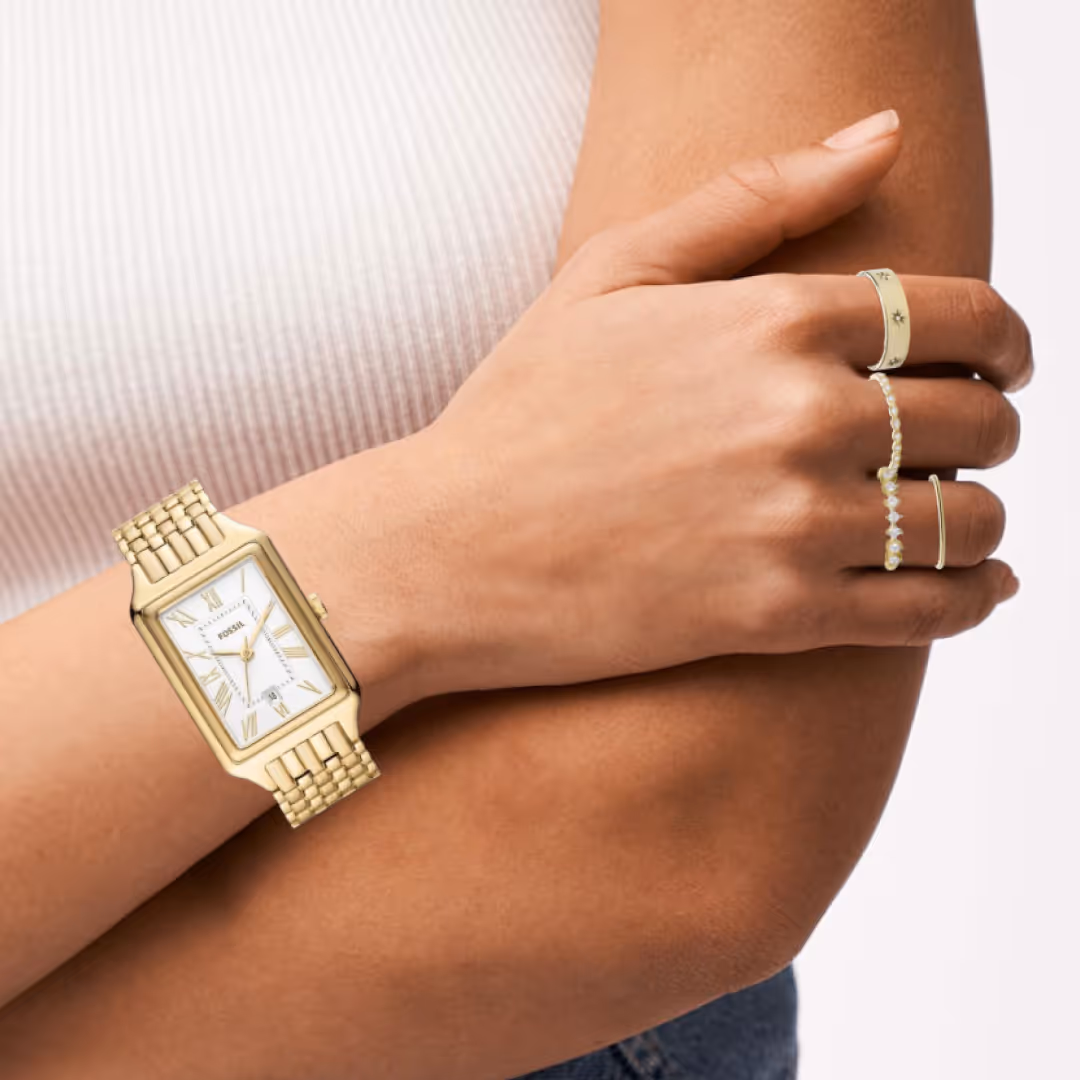 Model with AI generated ring and earrings