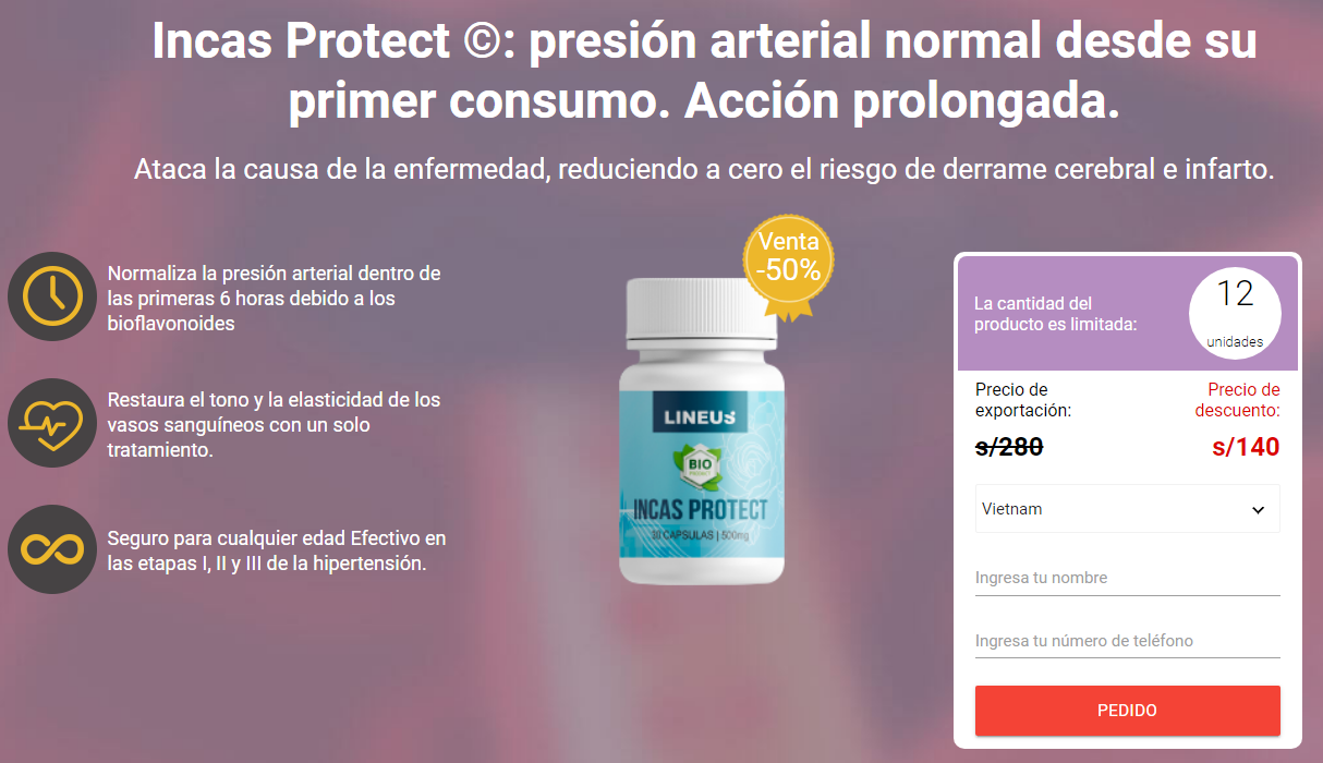 Incas Protect cápsulas