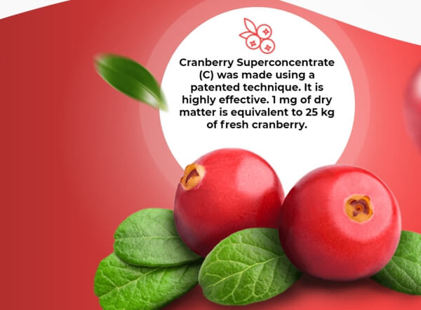 ingredients, cranberry for cystitis