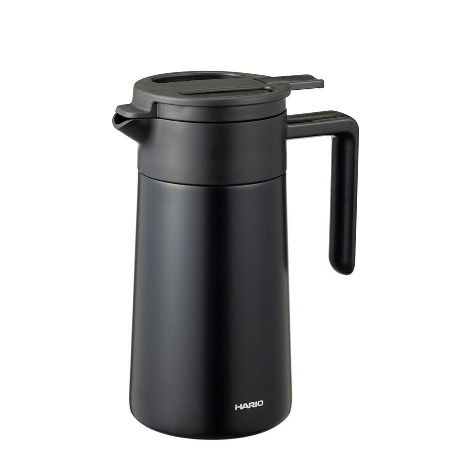 Hario Ceramic Coating Stainless Thermal Pot 600ml - Black