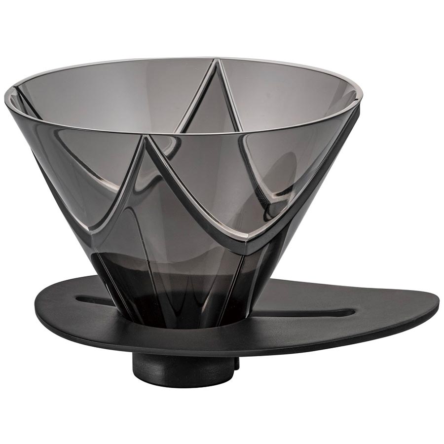 Hario V60 One Pour Dripper MUGEN - Transparent Black