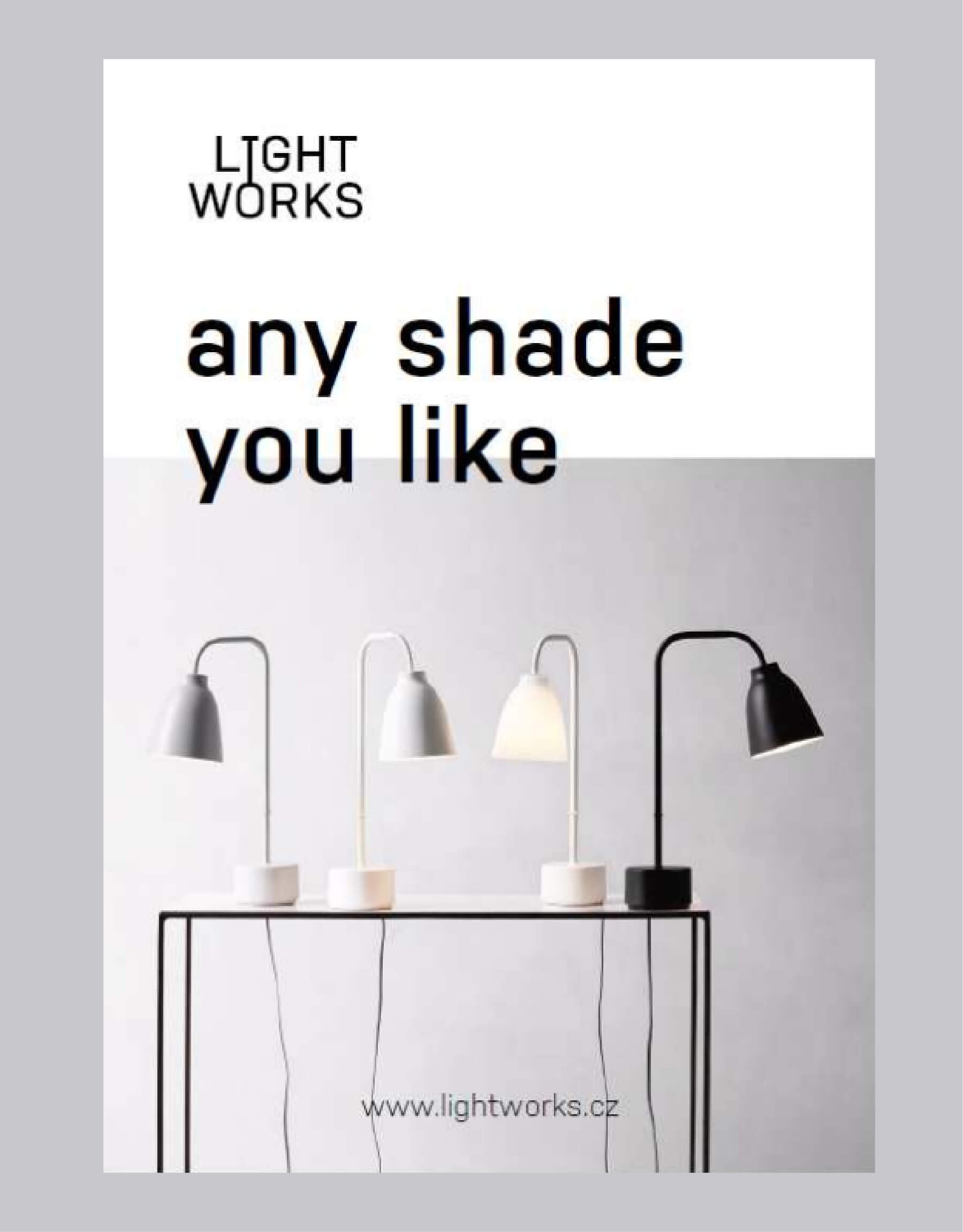 Grafické studio vkontextu design svítidla Lightworks