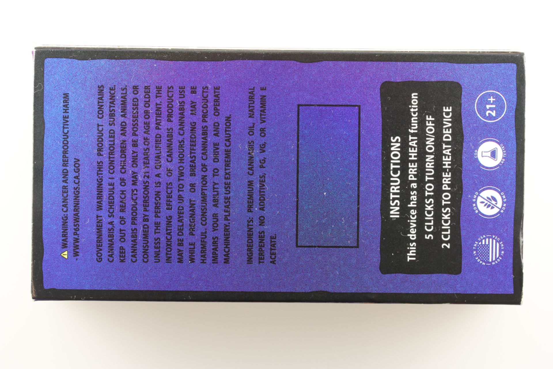 Zweites Bild der getesteten Substanz