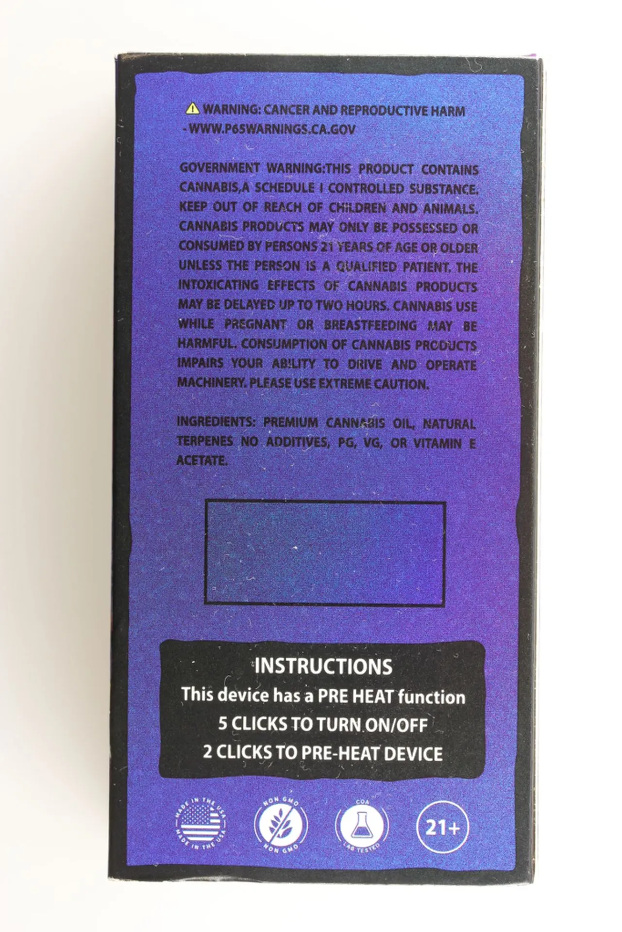 Zweites Bild der getesteten Substanz