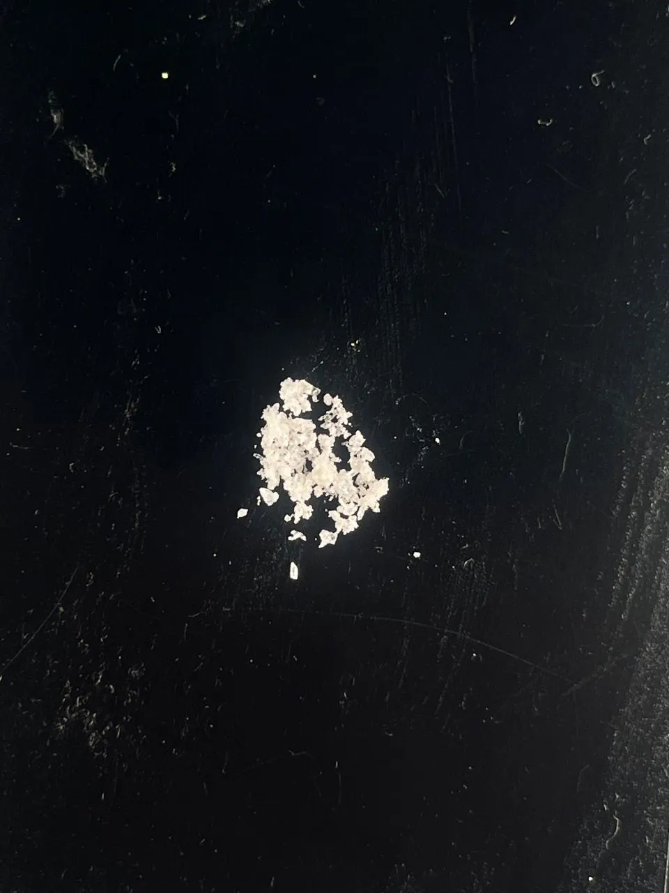 Erstes Bild der getesteten Substanz