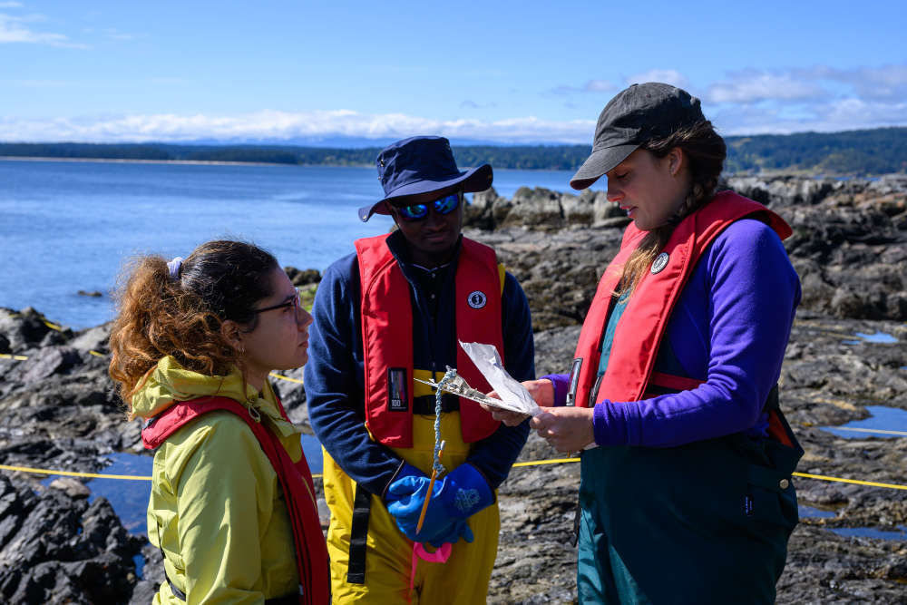 COE scholars at the Hakai Institute