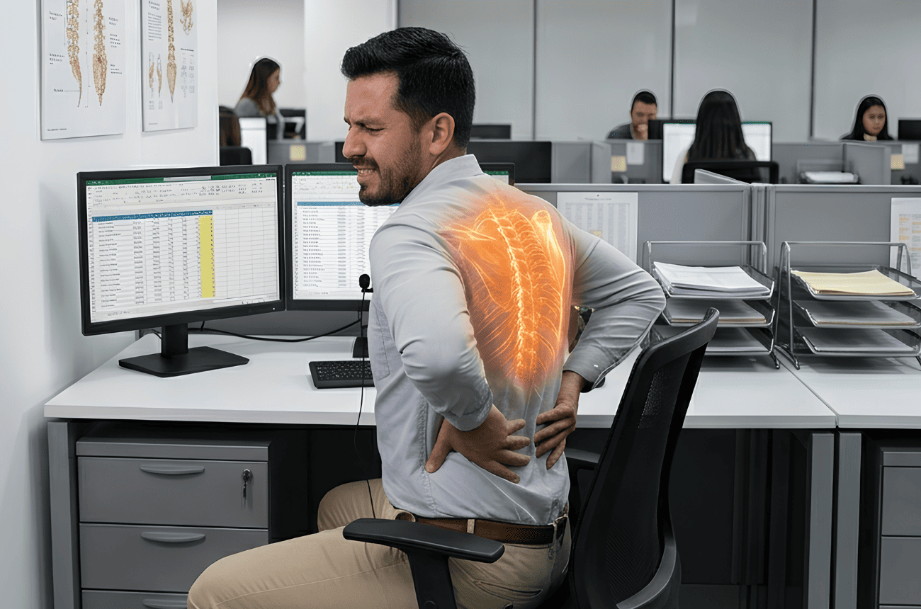 ¿Sientes tensión o dolor en la parte alta de la espalda? Podría tratarse de dorsalgia