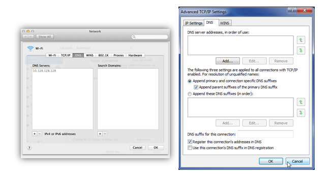 Advanced TCP Settings