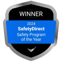 2024 SafetyDirect Safety Program of the Year winner badge