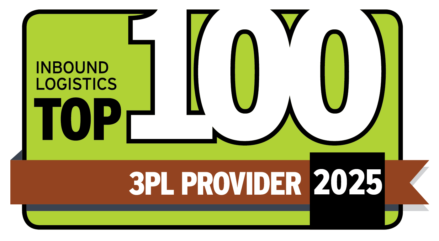 Inbound Logistics Top 1100 award for 2025 3PL Providers
