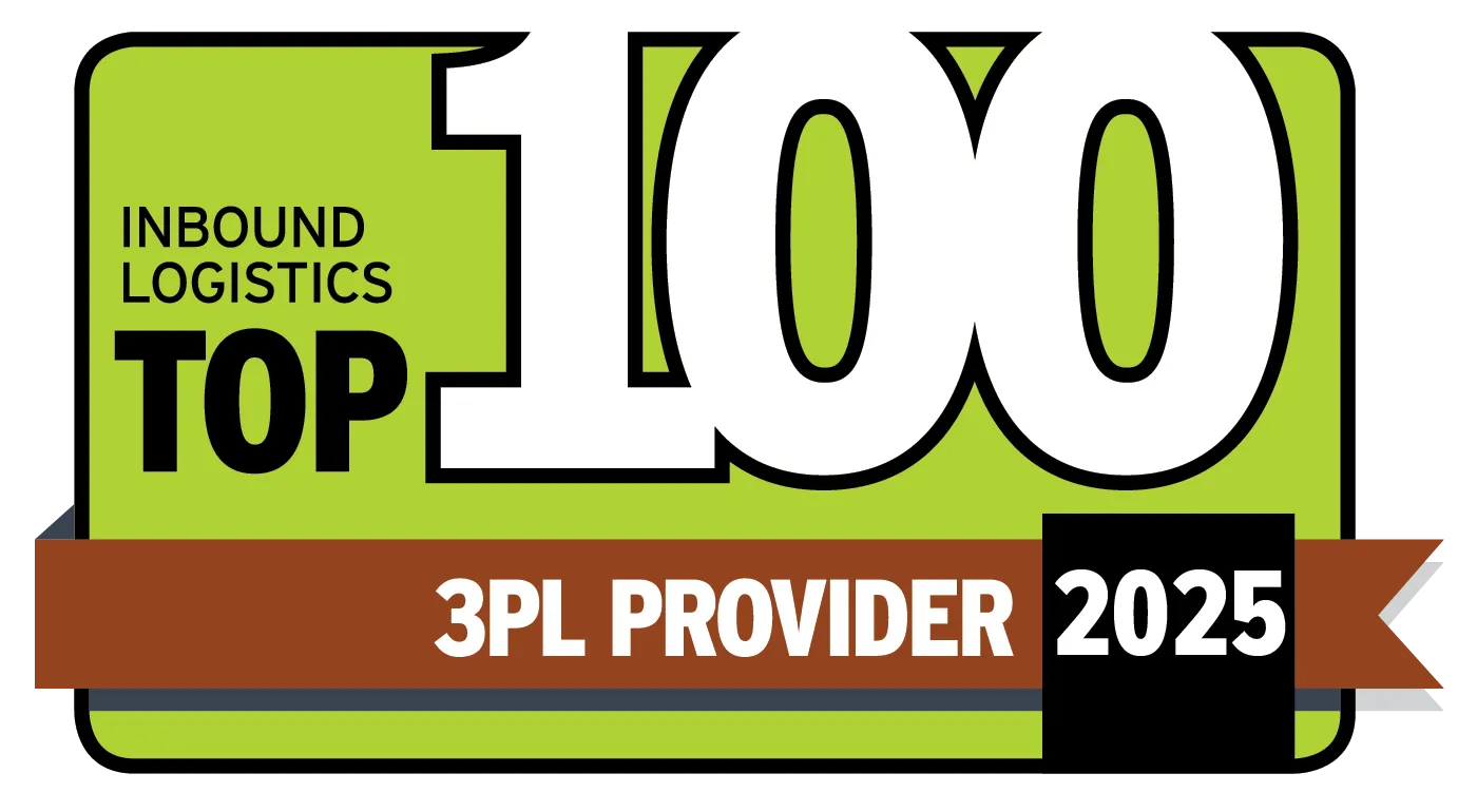 Inbound Logistics Top 1100 award for 2025 3PL Providers
