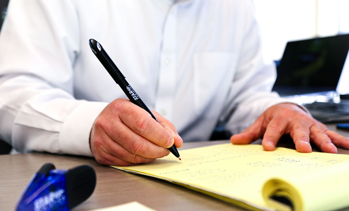 Reviewing and signing critical freight documentation