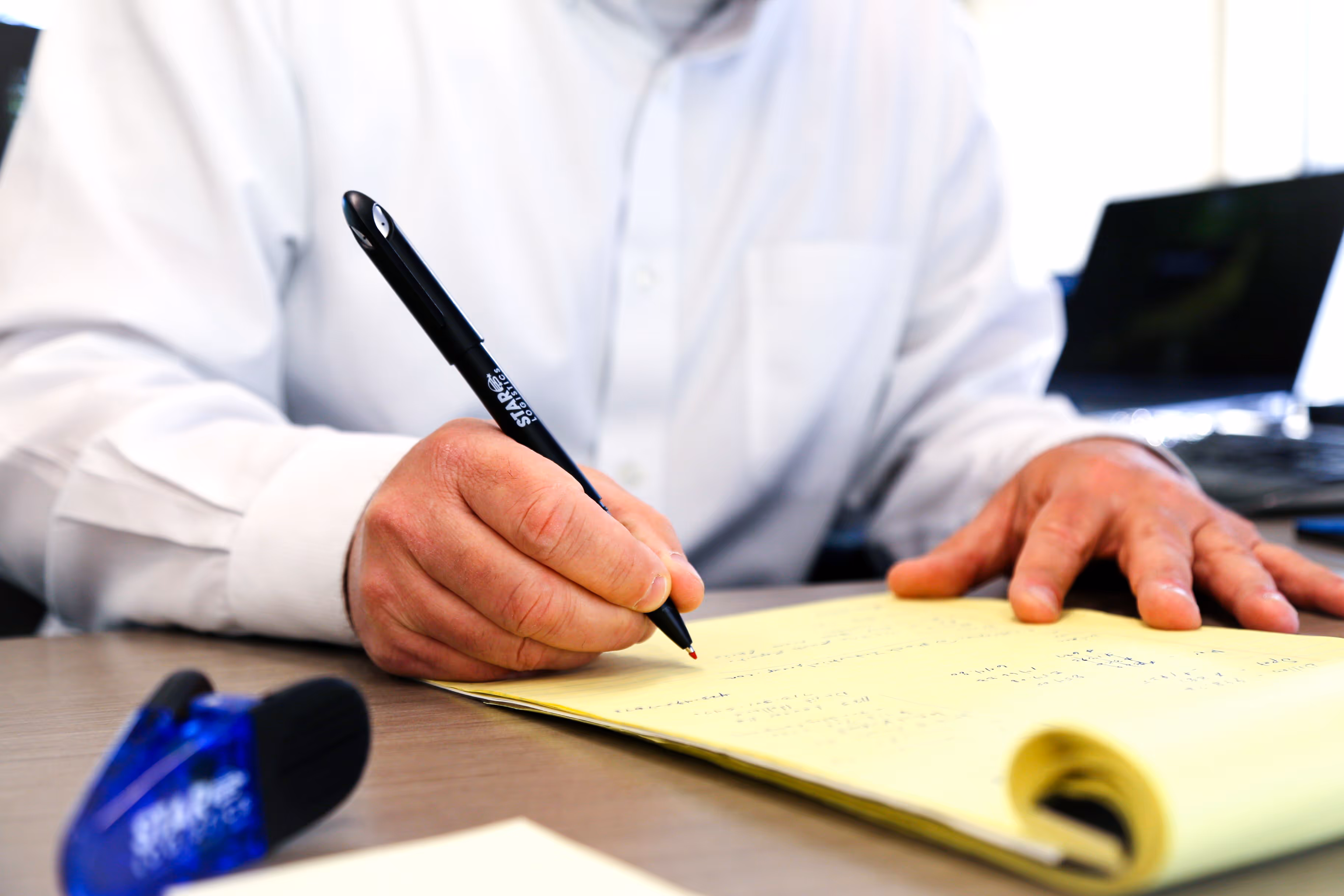 Reviewing and signing critical freight documentation