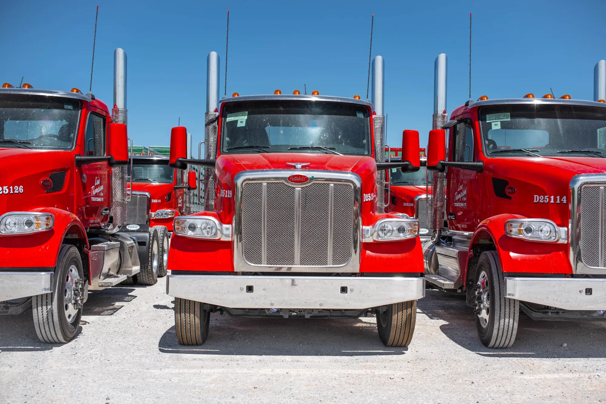 Lew Thompson and Son Trucking fleet