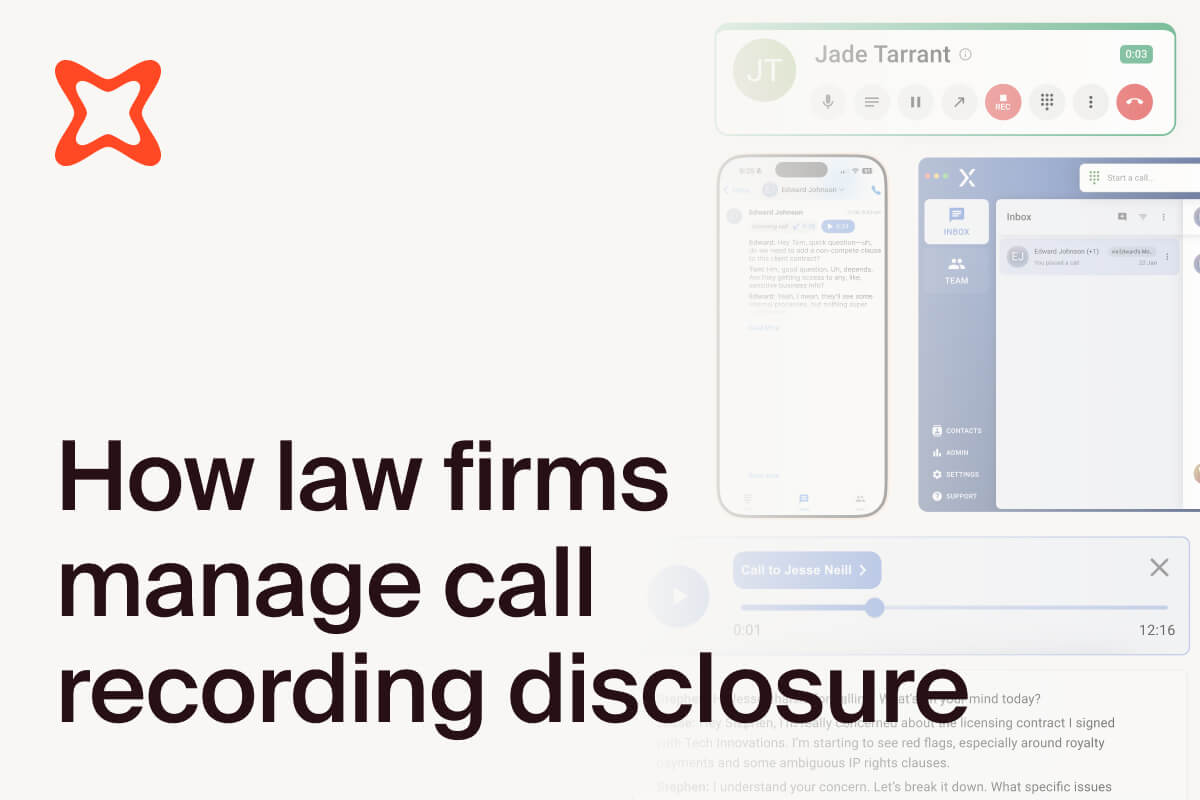 Call recording disclosure: A guide for law firms