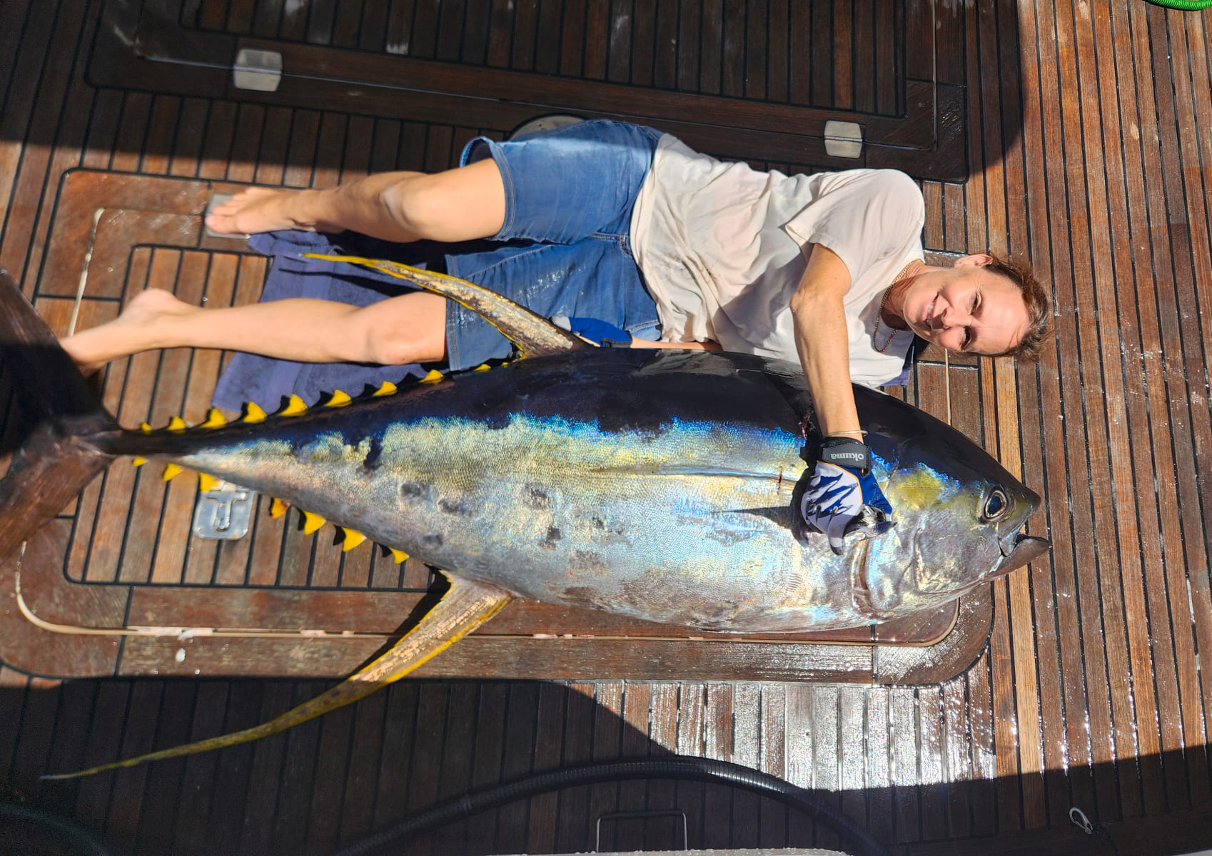 Season’s biggest yellowfin? 82kg giant stuns two-person crew