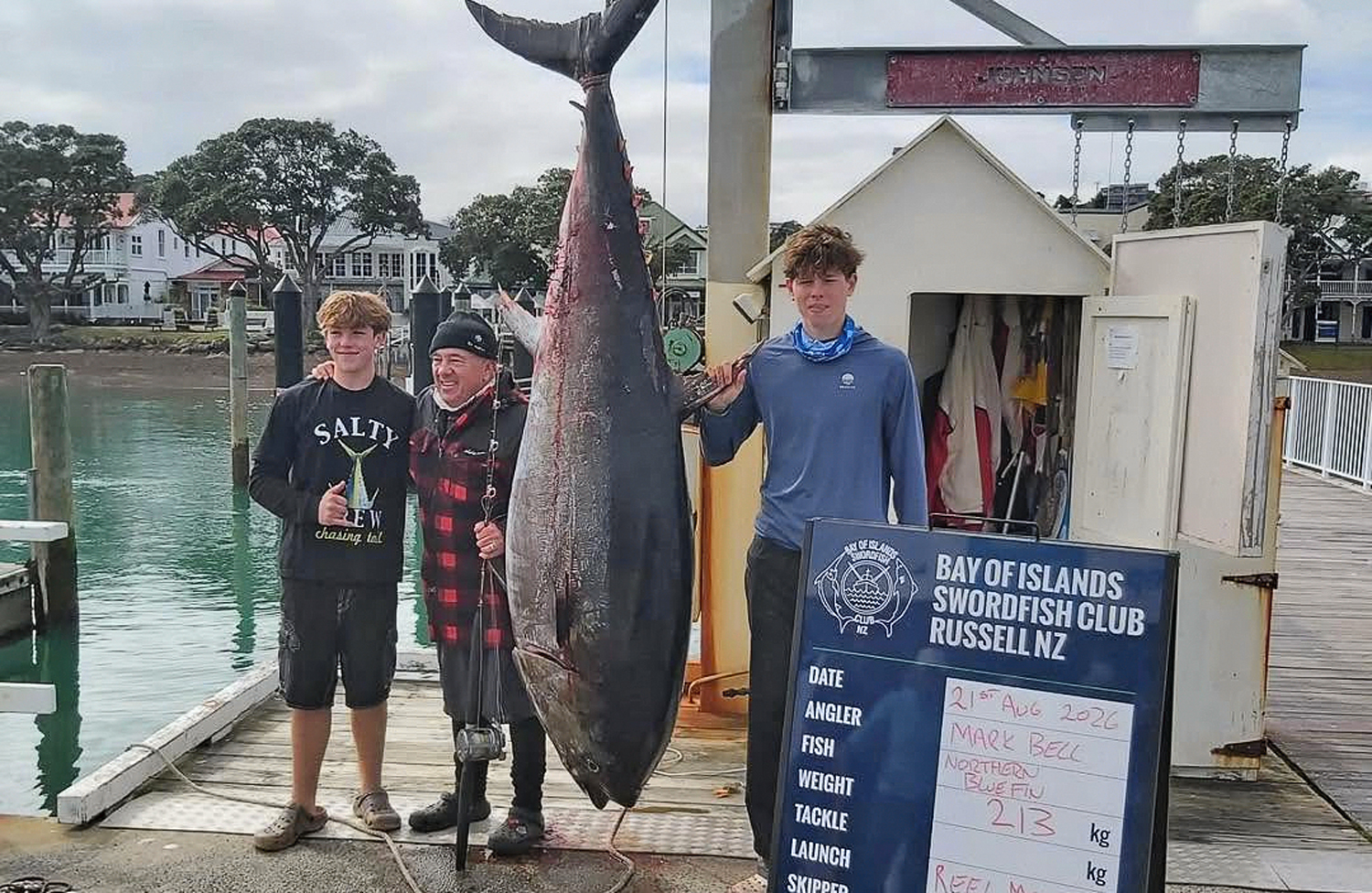 Kingfish mission turns into 213kg bluefin battle