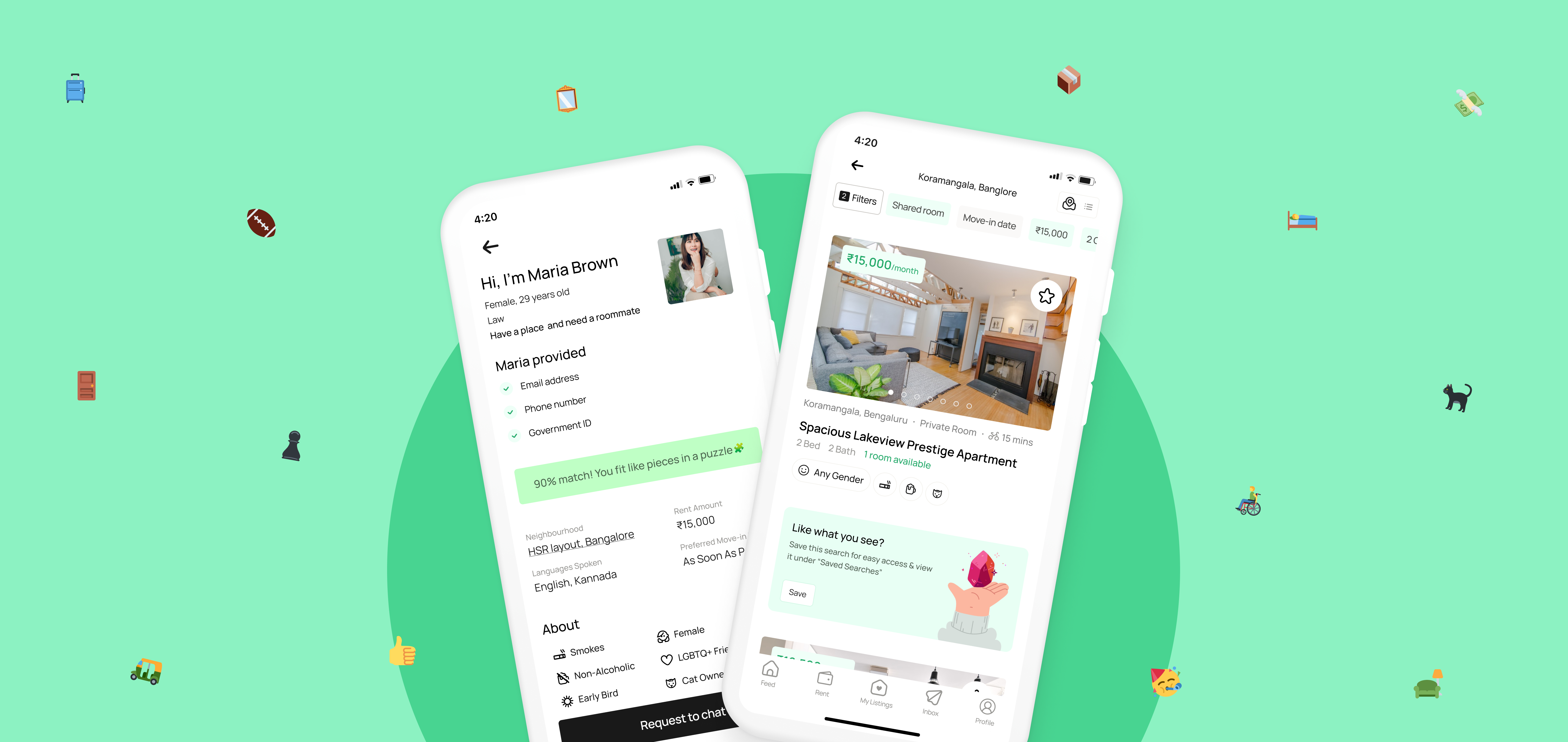 UI designs with fun background