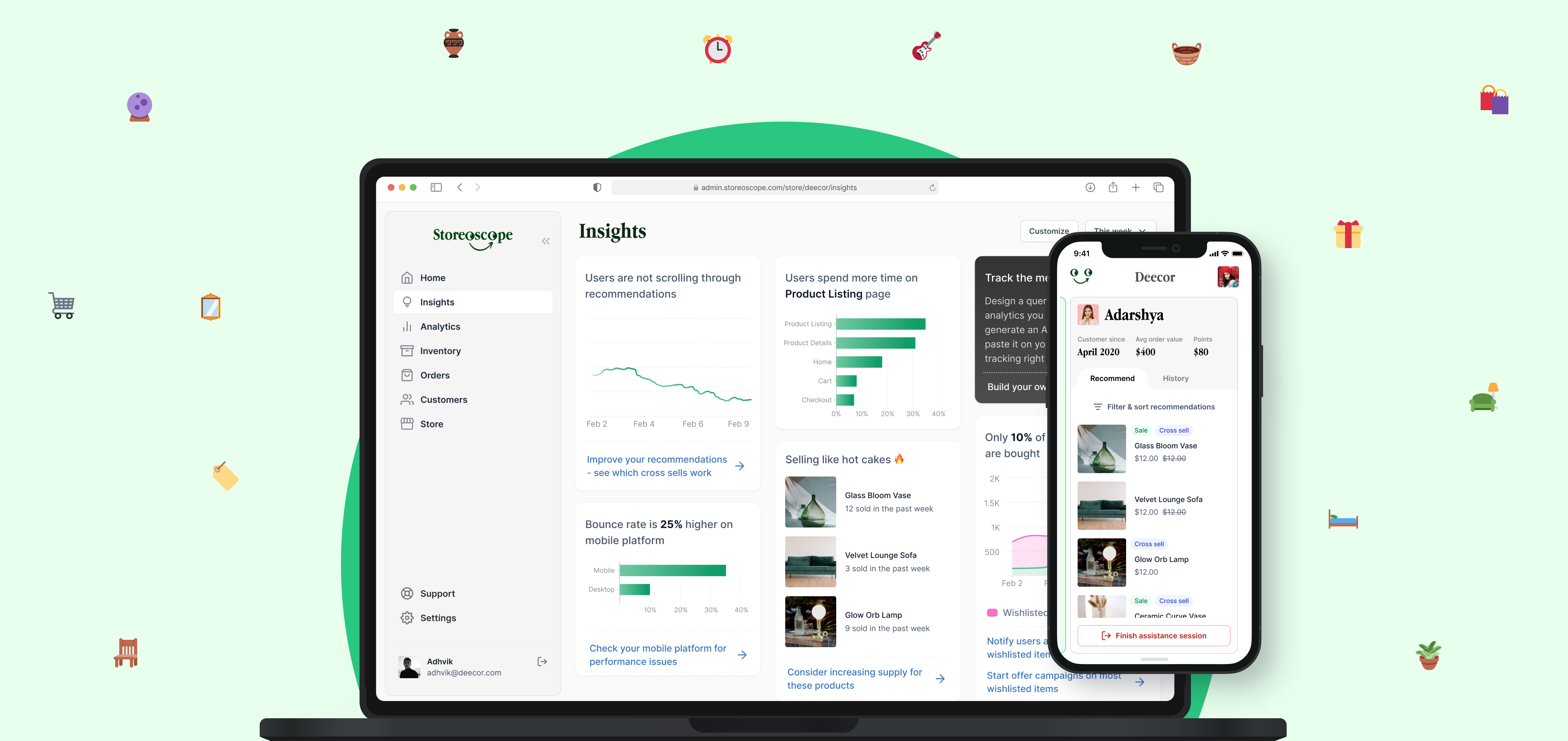 UI designs with fun background