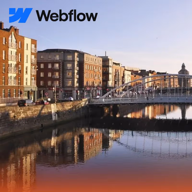 Freelance Webflow developer in Dublin: speed, simplicity, efficiency