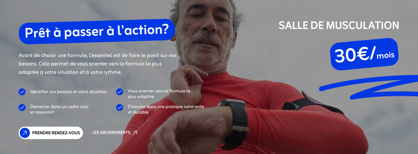 Section d’appel à l’action du site L’Atypik invitant à découvrir les activités physiques adaptées