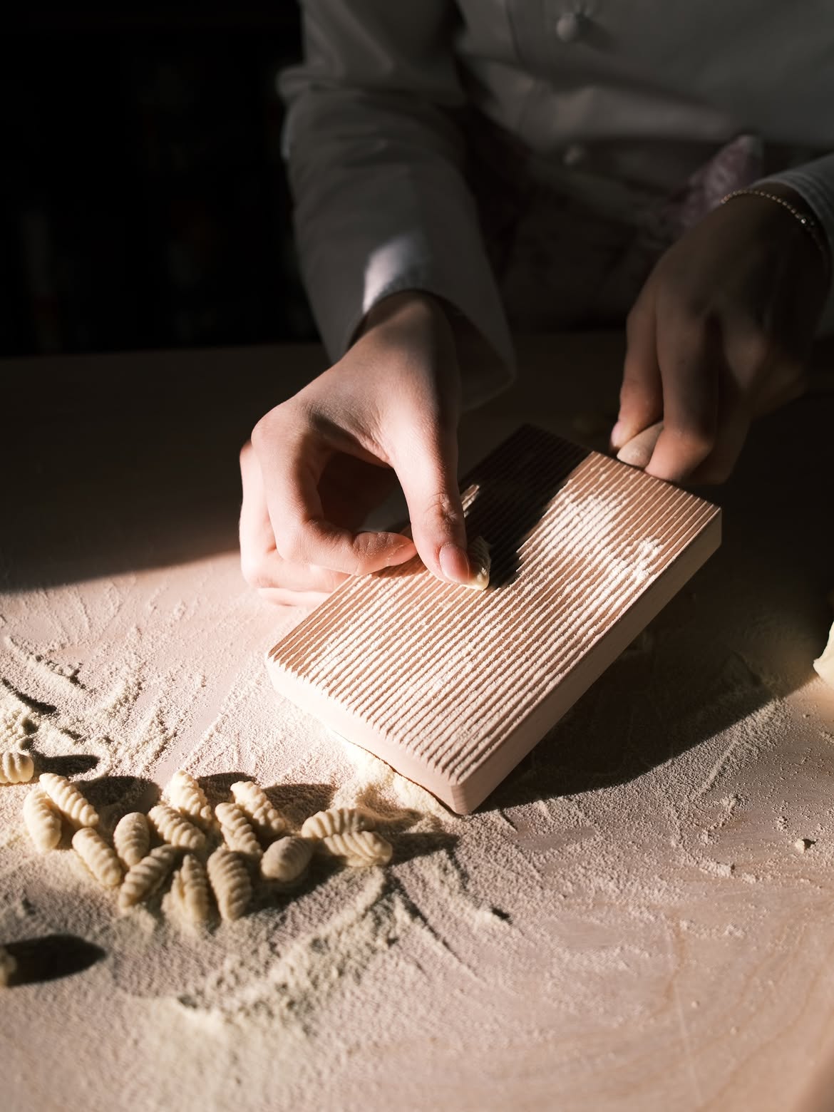 Interface du site My Fair Pasta présentant les expériences culinaires de la marque