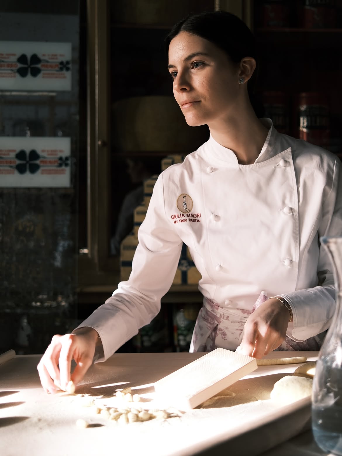 Vue du site My Fair Pasta mettant en avant son identité visuelle et ses contenus