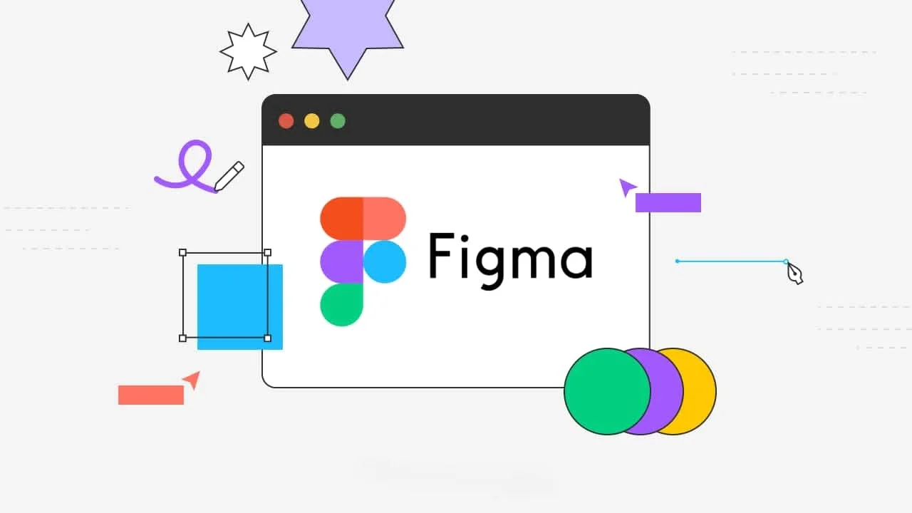 Figma illustration for an article about its benefits, limitations and use in UX/UI design.