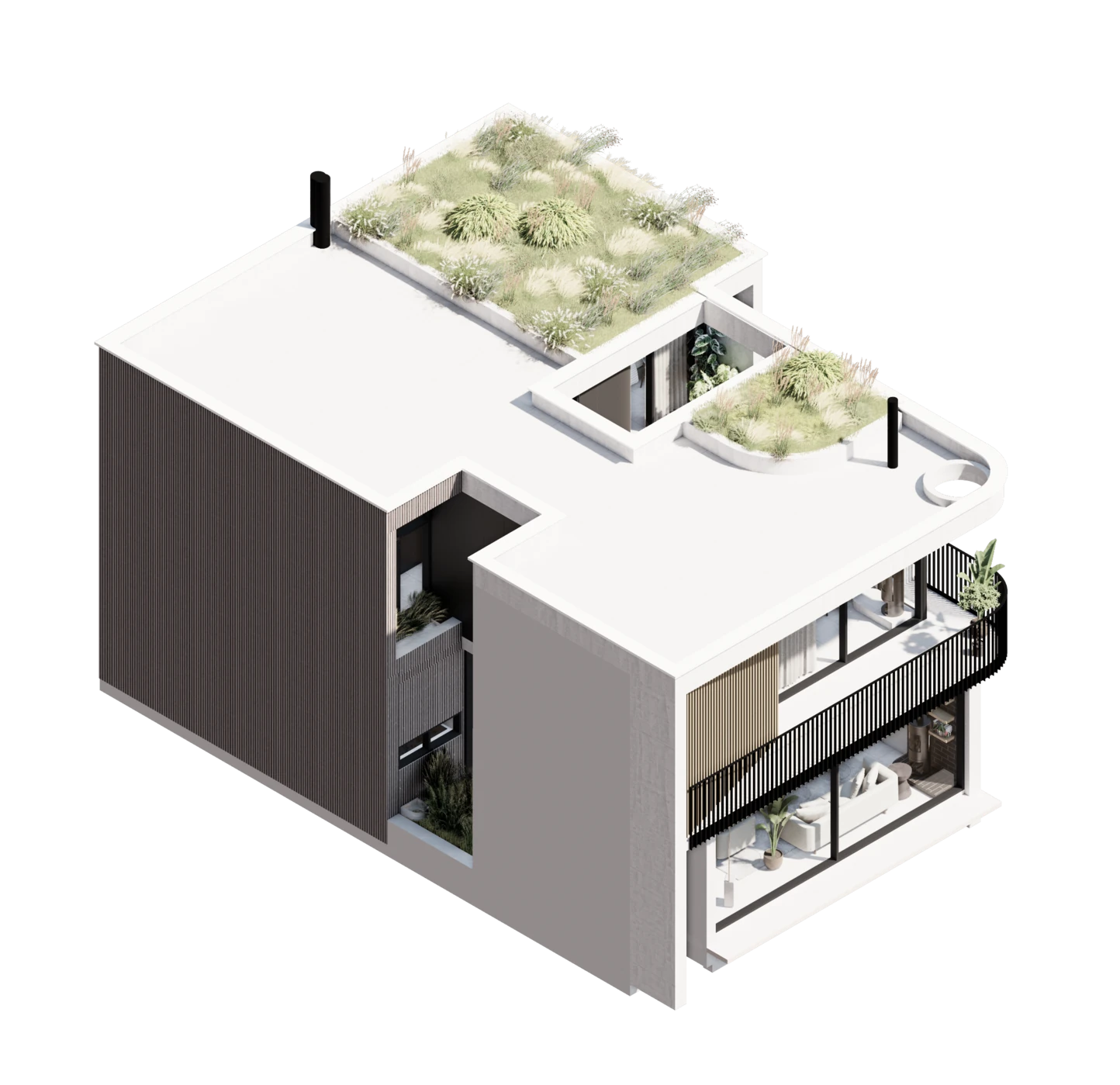 3D model, view 2