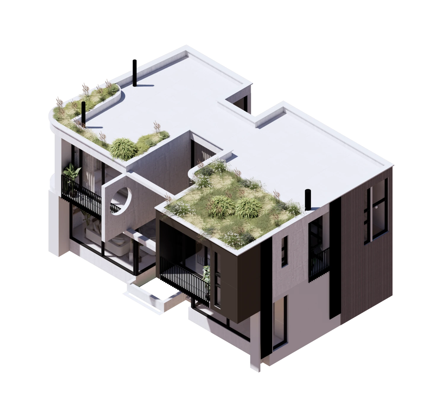3D model, view 4