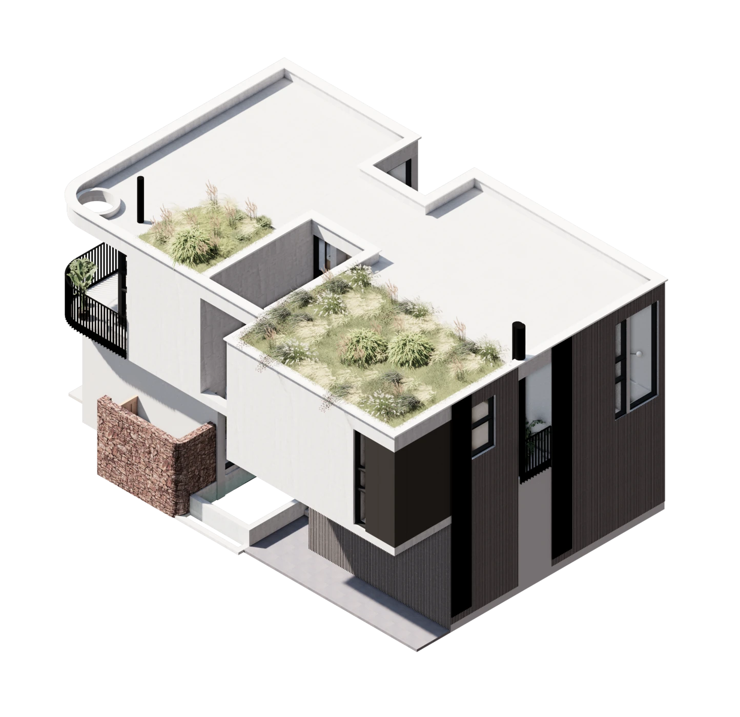 3D model, view 4