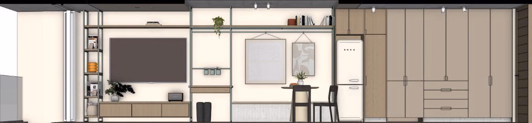 Section A drawing
