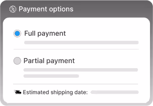 Dibs preorder widget