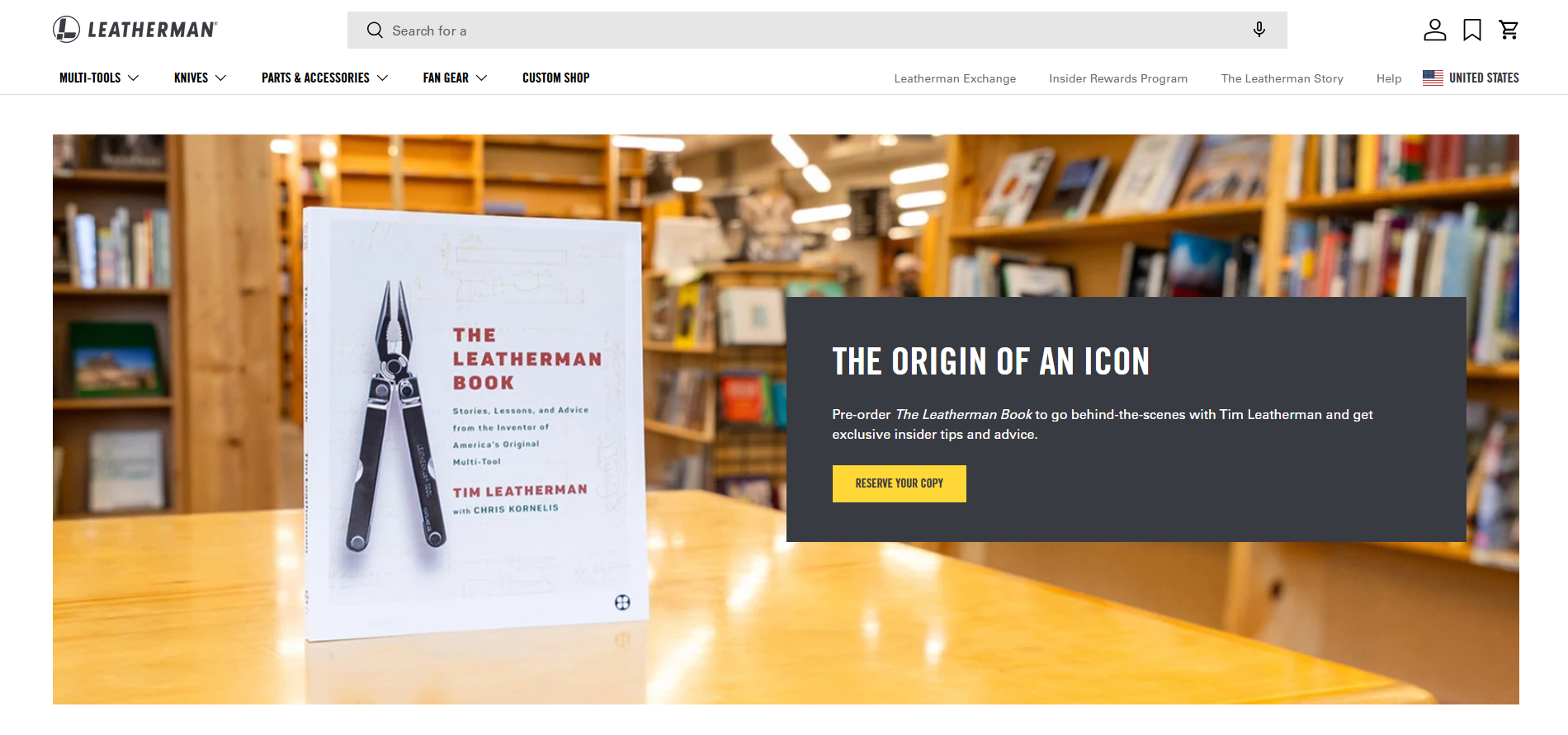 Leatherman storefront: The origin of an icon