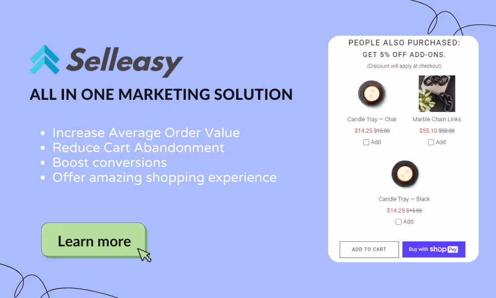Selleasy - Best Shopify Upsell App
