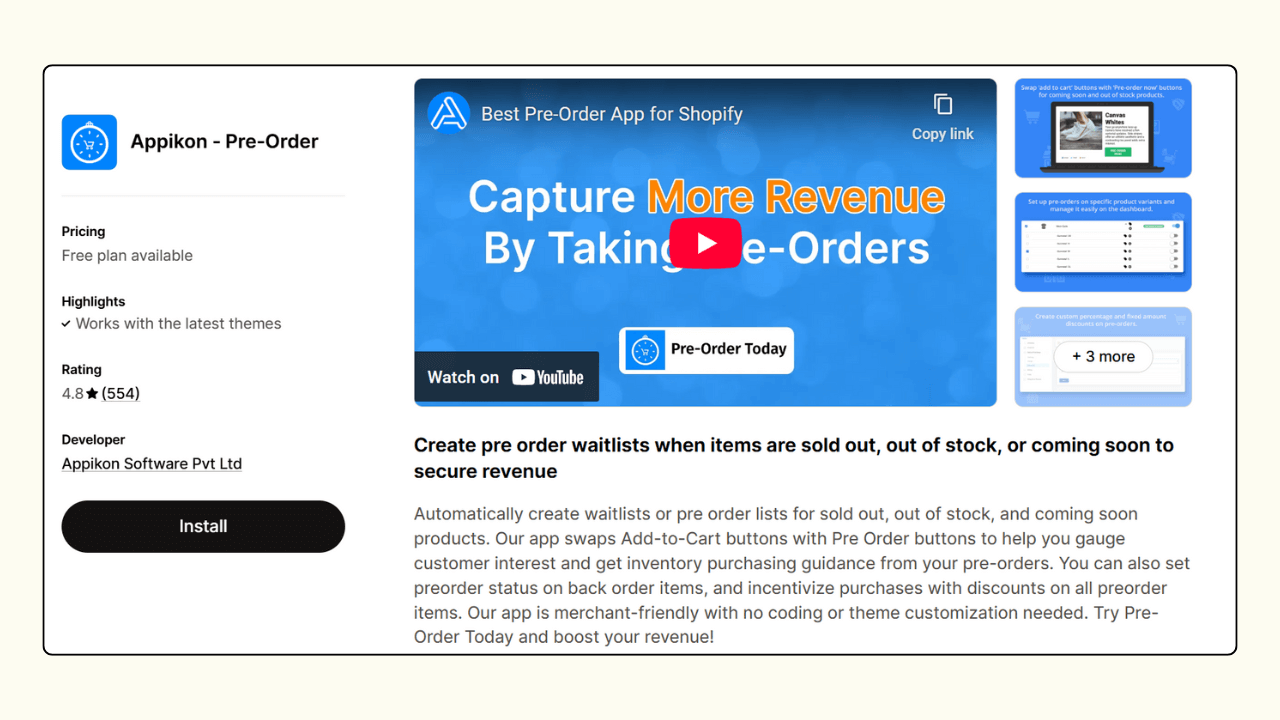 Appikon Pre Order