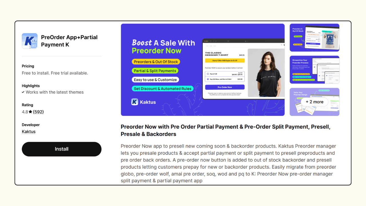 Preorder app - Best Shopify preorder app