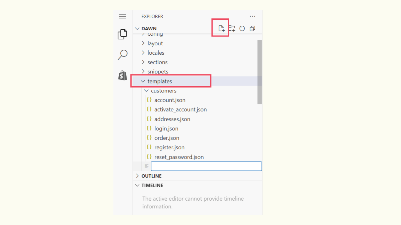 Add a new template to set up Shopify preorder