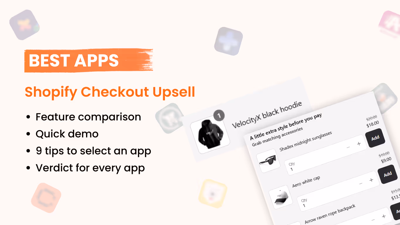 7 Best Shopify Checkout Upsell Apps with Quick Demo (2025)